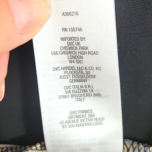 2 Tops in 1 Reversable QVC Floral Brown Tan Gray Tunic Size M - Picture 5 of 7